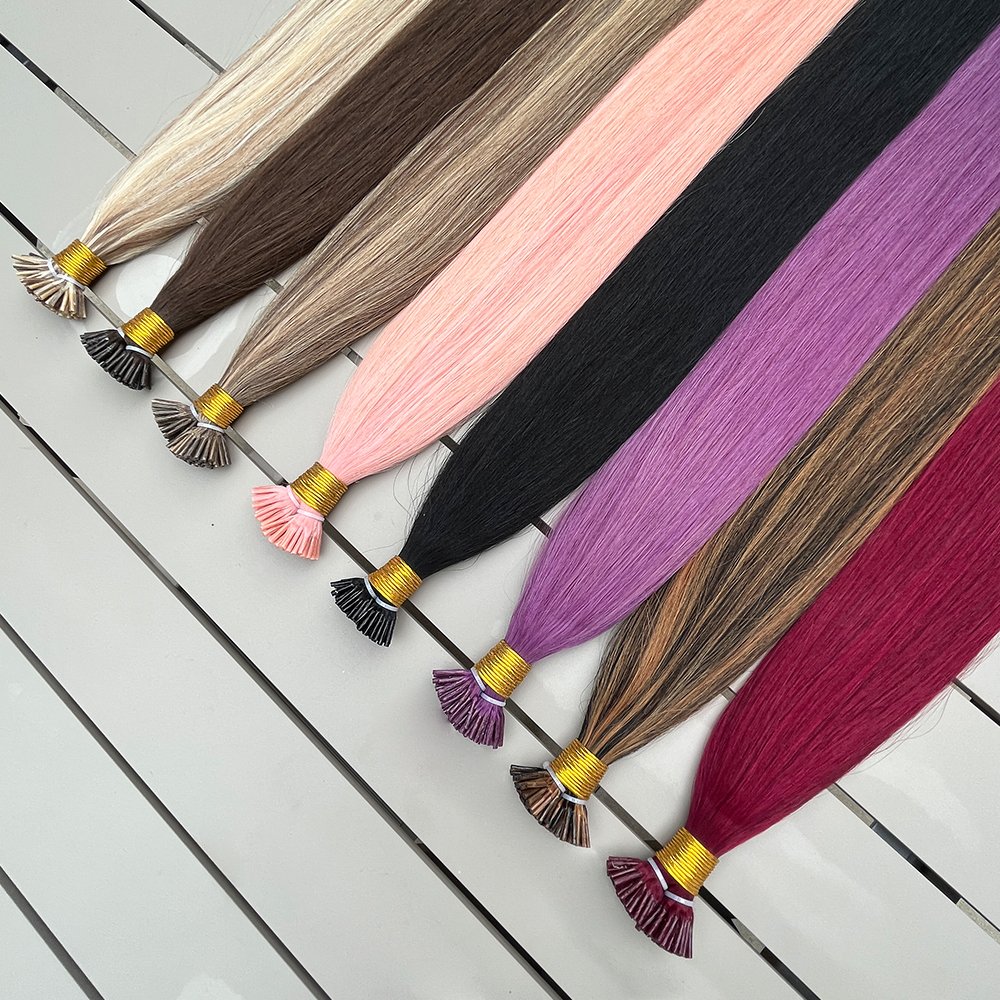 Russian Cuticle Aligned I Tip Hair Virgin Human Hair Extension I Tip Hair Extensions