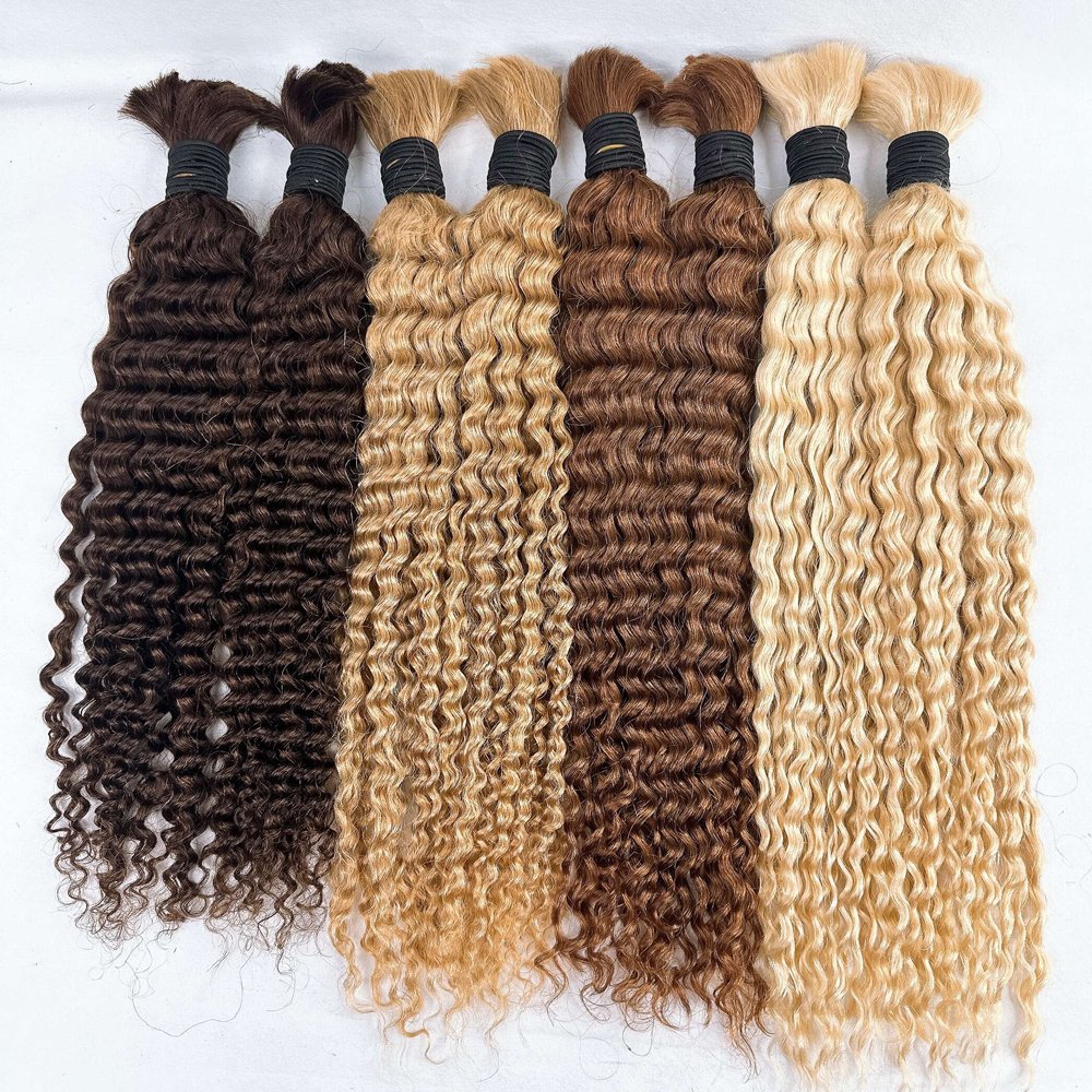 wholesale braiding hair extensions virgin afro kinky bulk human hair bundles