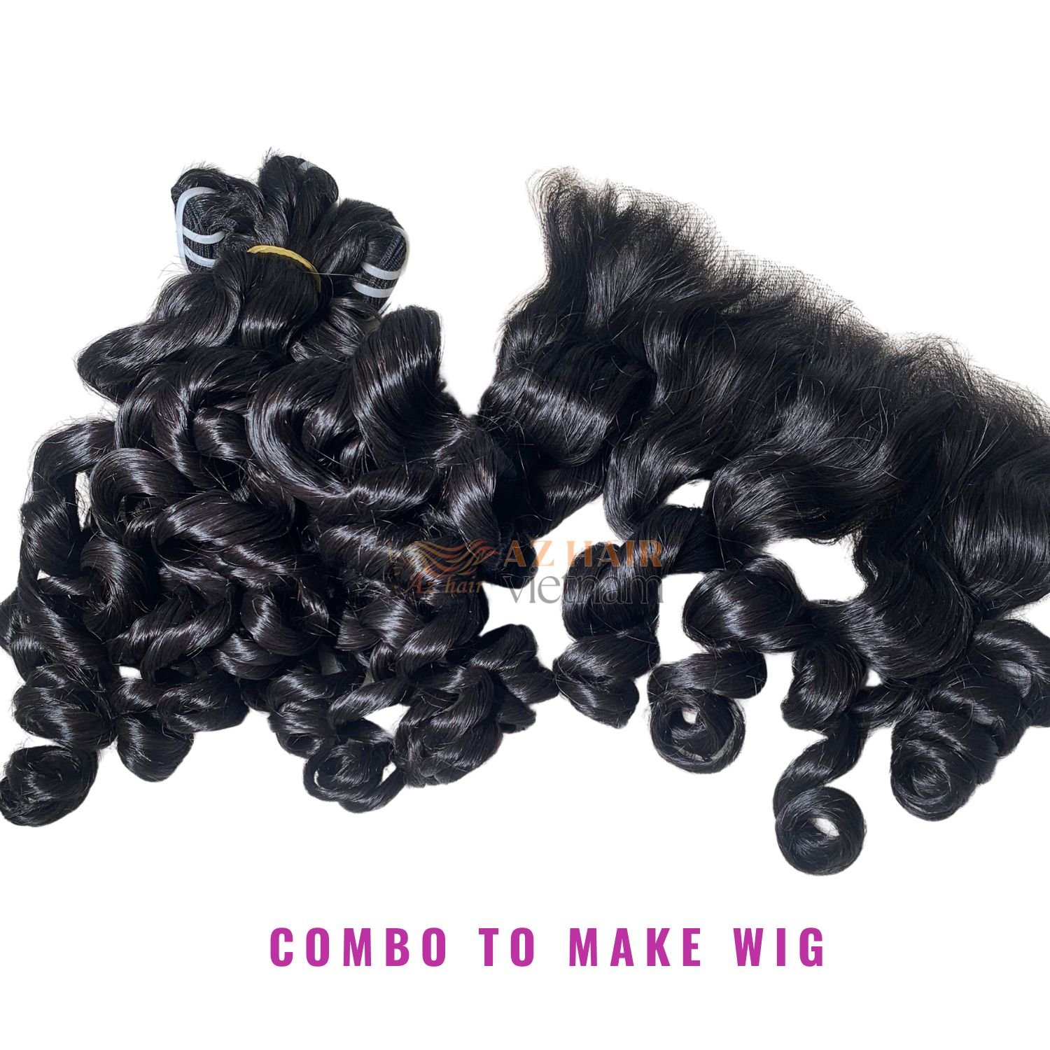 Top Human Hair Loose Wave Ocean Wavy Bundles Super Double Drawn Weft Hair HD Lace 100 % Unprocessed Vietnamese Hair Material