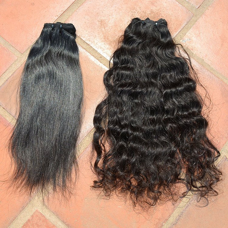 Superior Quality Lace Front Indian Remy Hair Extension Tangle-Free Wave Natural Premium Human Hair Raw Attractive Extensions