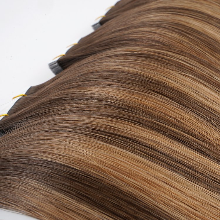Wholesale Tapein Hair Extens Vendors 50G Extensiones Natural 100Human Raw Remy Virgin Cuticle Tape Human Hair Extension