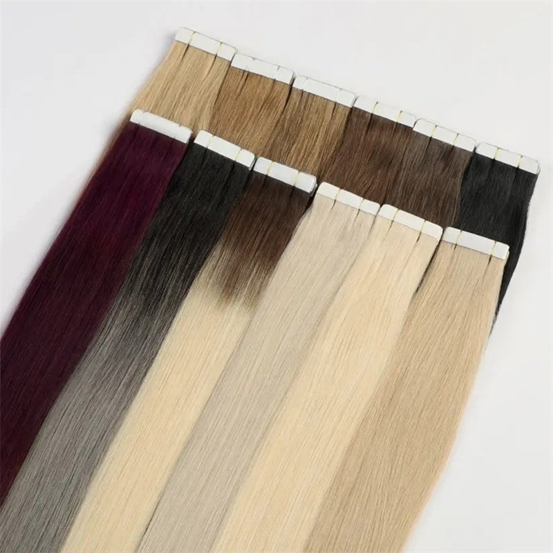 Wholesale Good Hair Invisible Tape In Hair Double Drawn Tape Human Hair Extensions Free Ship Fee