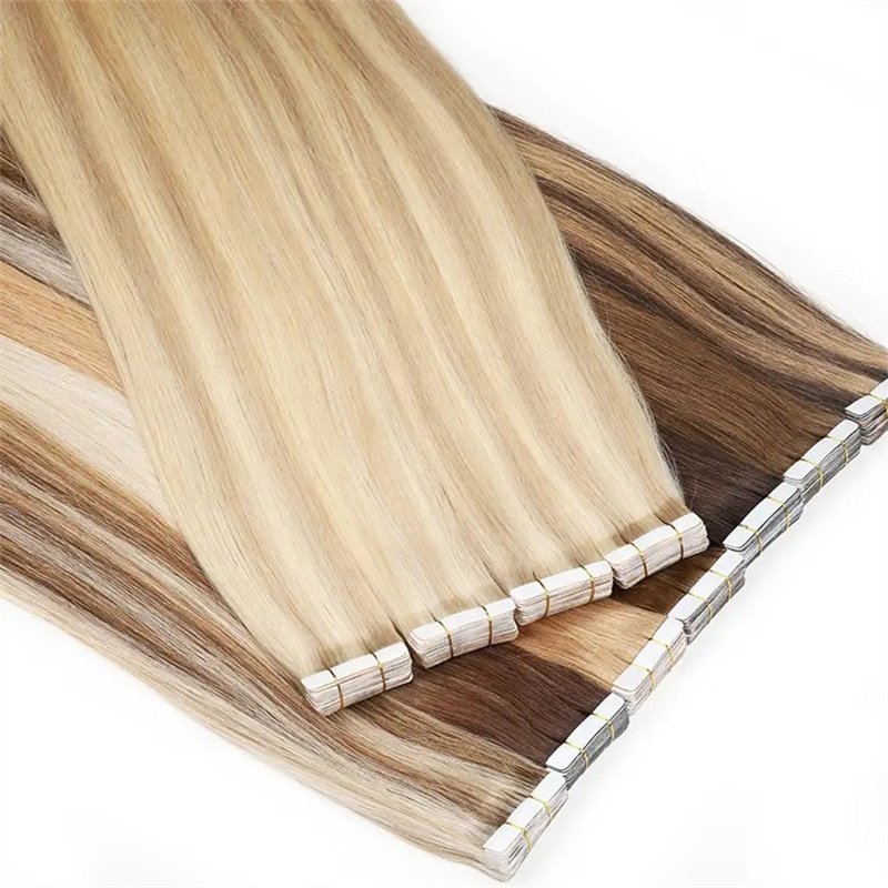 Wholesale Good Hair Invisible Tape In Hair Double Drawn Tape Human Hair Extensions Free Ship Fee