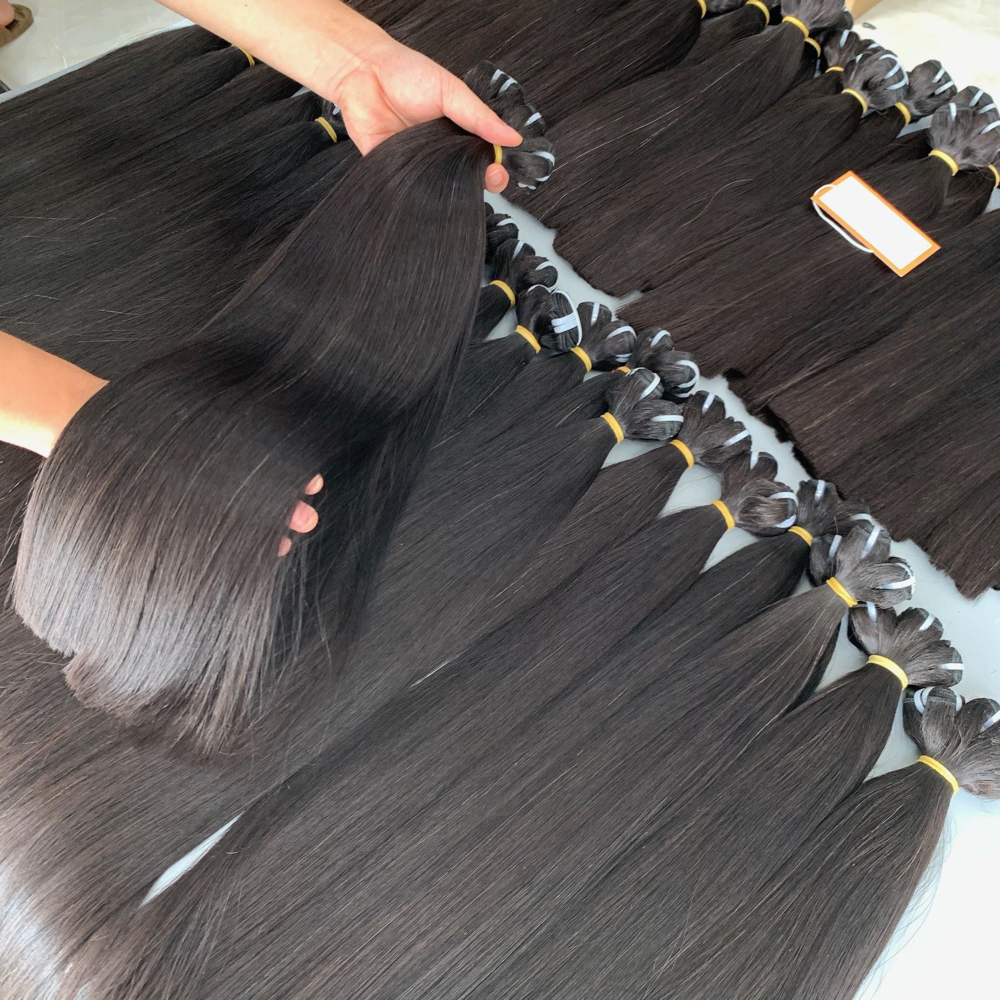 Top Quality Hair Bundles SDD Bone Straight Weft Hair Extensions 100% Raw Virgin Human Hair Viet Nam Whosale Price Factory