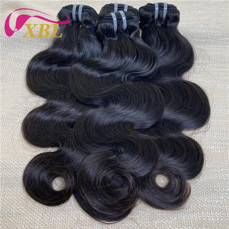 XBL 20a human bundles body wave virgin human hair extension unprocessed raw hair bundles double weft cuticle aligned virgin hair