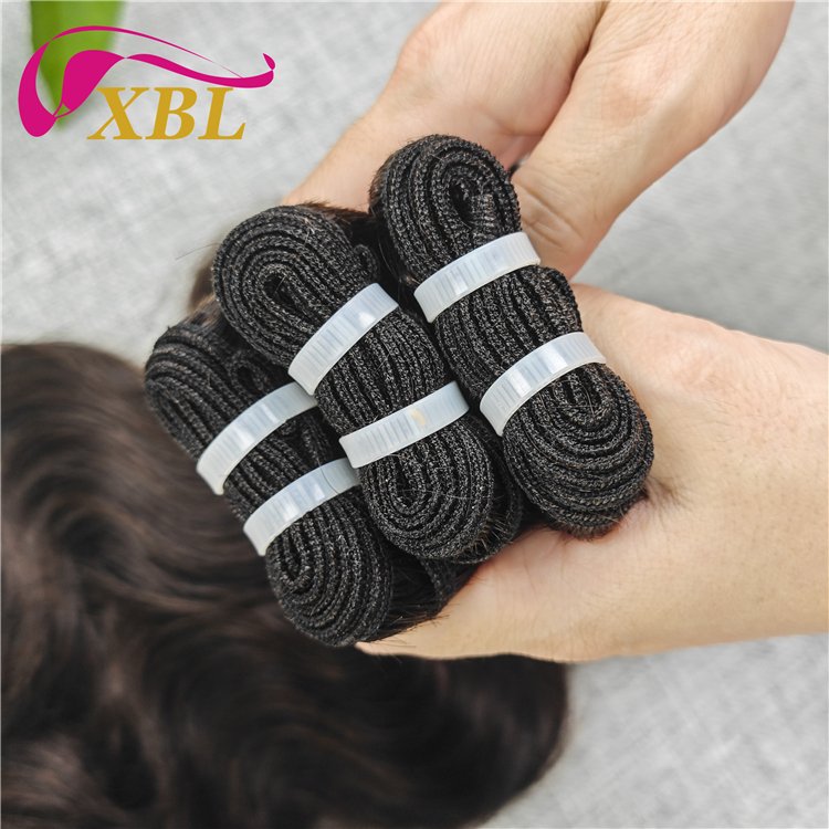 XBL 20a human bundles body wave virgin human hair extension unprocessed raw hair bundles double weft cuticle aligned virgin hair