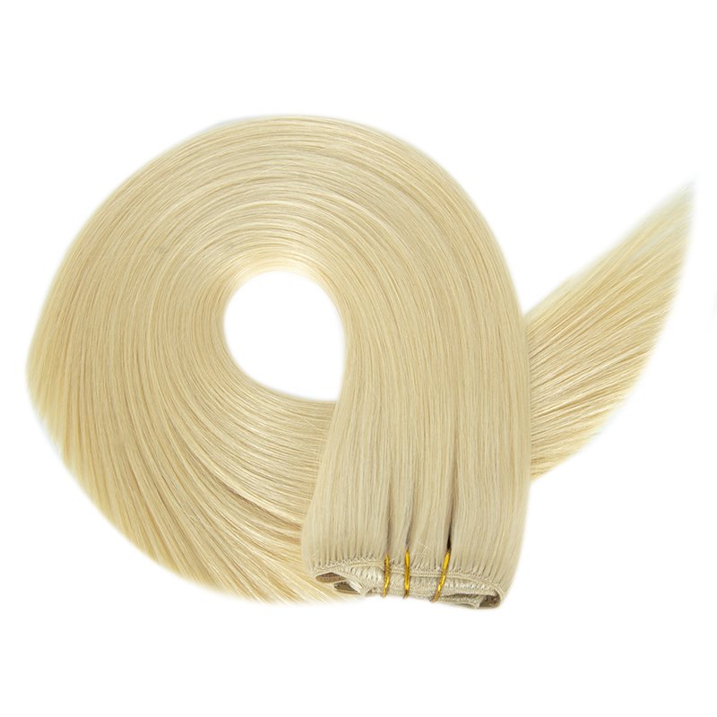 Wholesale Bone Straight Brazilian Clip In Hair Extension 100% Virgin Remy Human Hair Clip In Human Hair Extensions