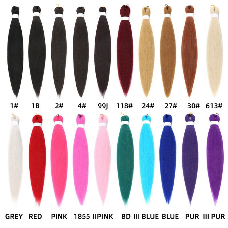 Wholesale Price 41 inch 165 g 24 inch 100 g hair braid, braid hair prestretched braiding hair