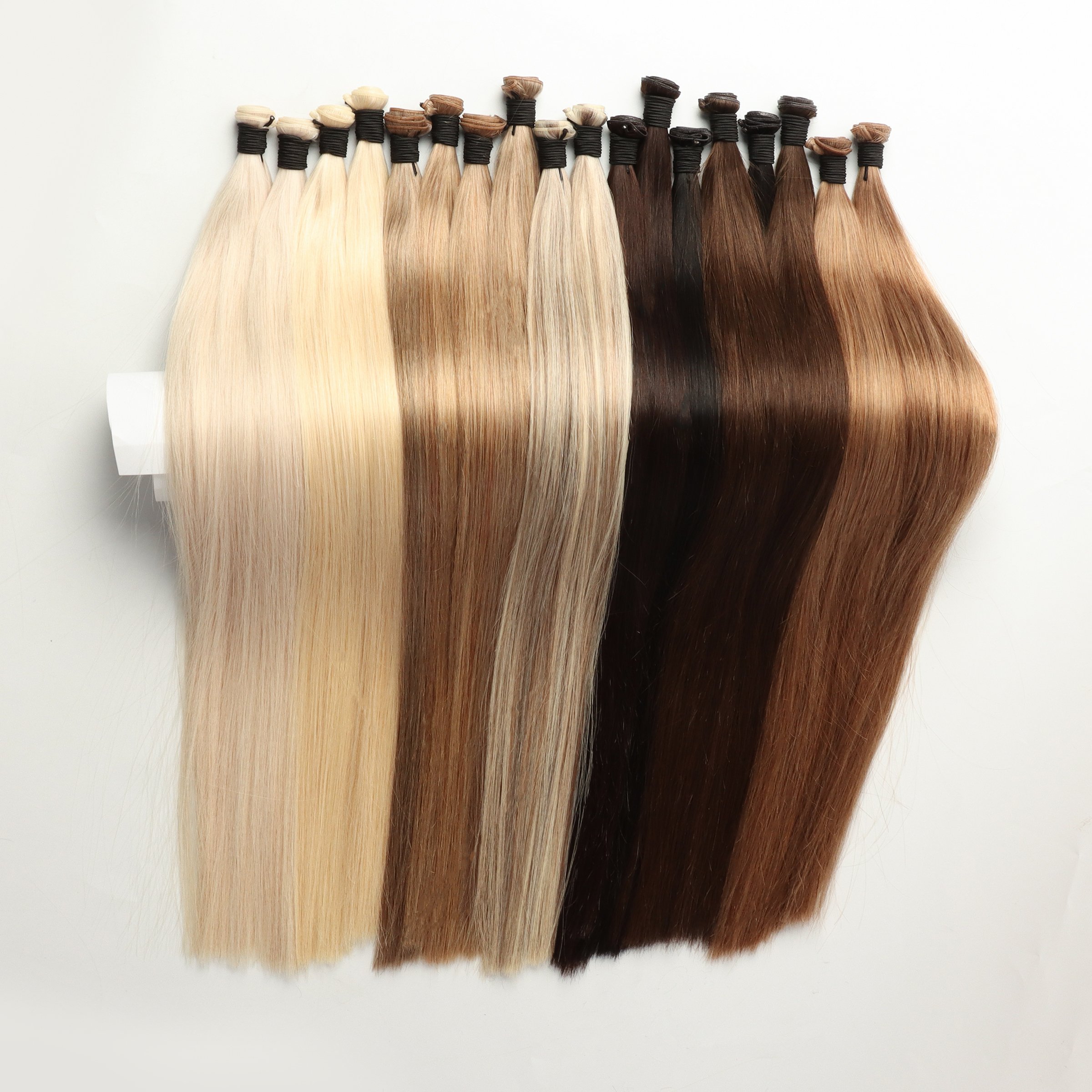 Ready To Ship New Weft Popular Human Hair Extensions Seamless Remy Genius Hair Weft Weaving