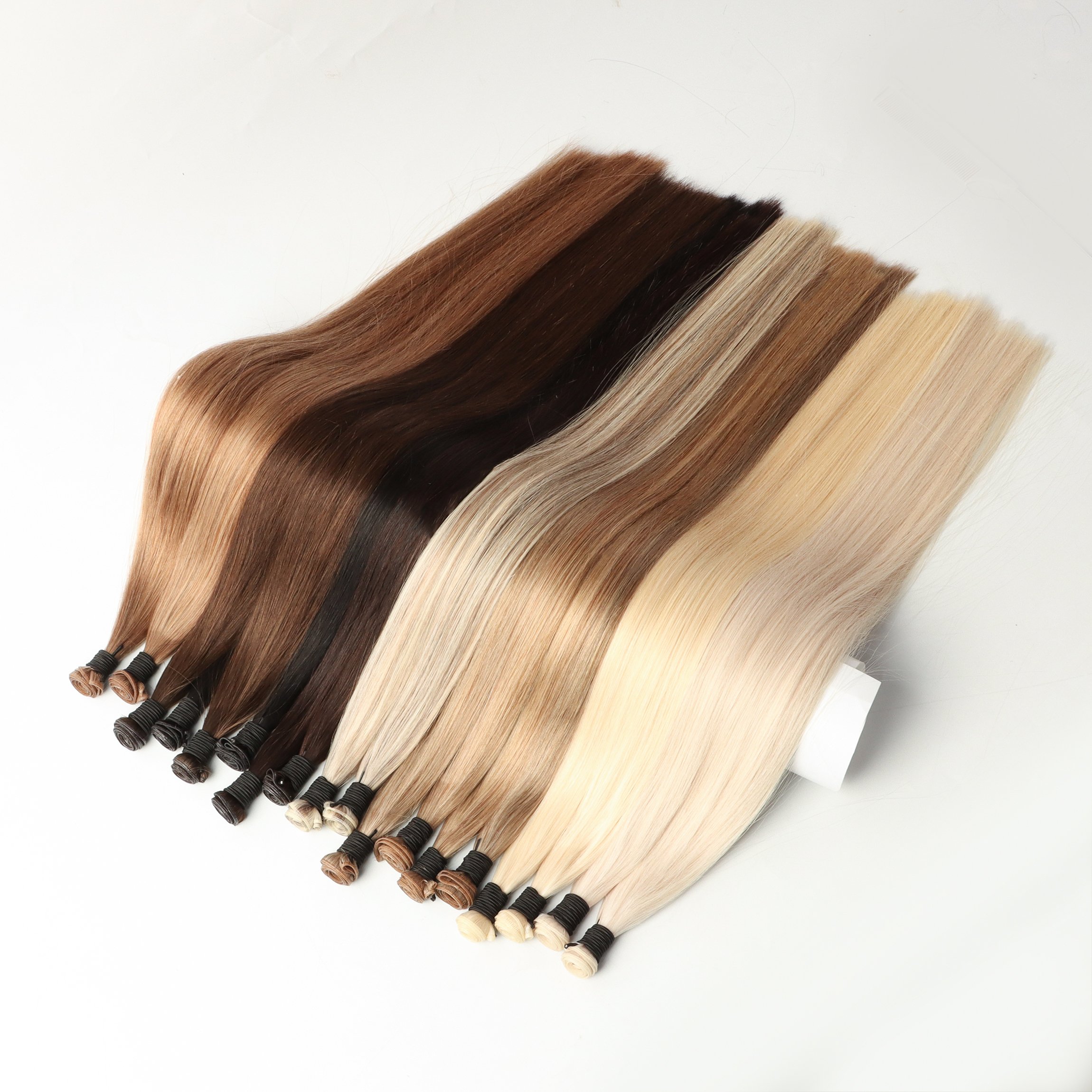 Ready To Ship New Weft Popular Human Hair Extensions Seamless Remy Genius Hair Weft Weaving
