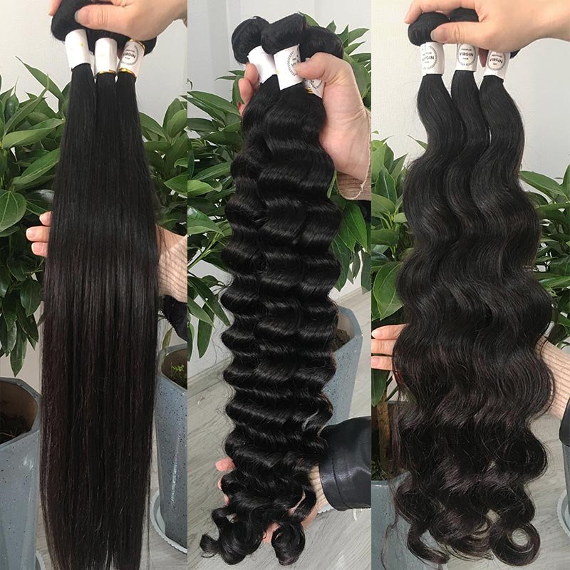 15A Brazilian Raw Hair Bundles Vendors Wholesale Cheap Price 100% Virgin Human Hair Extensions Bundles