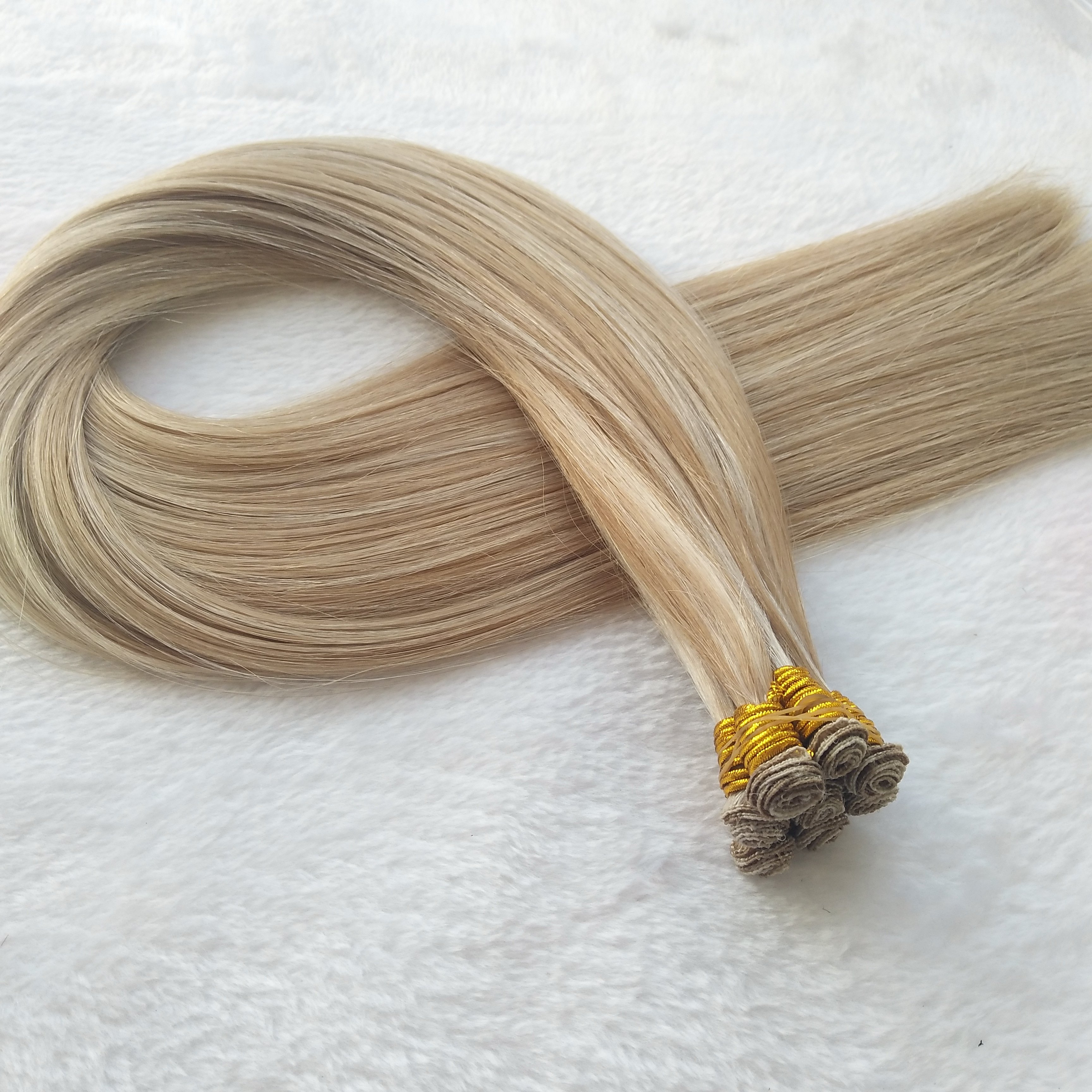 Hot Selling Luxury Unprocessed Raw Human Hair Extensions Super Grade Wholesale Price Hand Tied Weft Human Hair