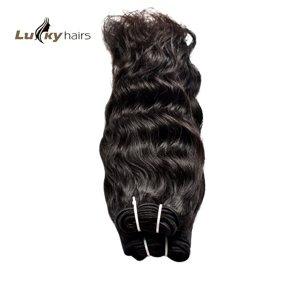Wholesale cheap price Indian human Hair Extensions Wavy Weave Bundles One donor Virgin Unprocessed Raw Hair