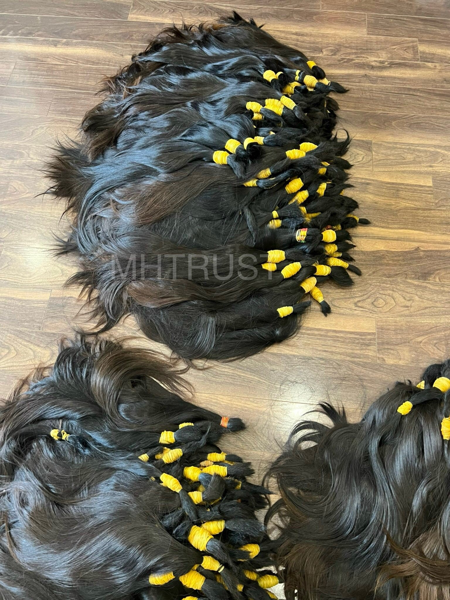 MH High Quality 100% Raw Human Hair Extentions Bundles Silky Straight Bulk from Vietnamese No Tangle Human Hair Weaving