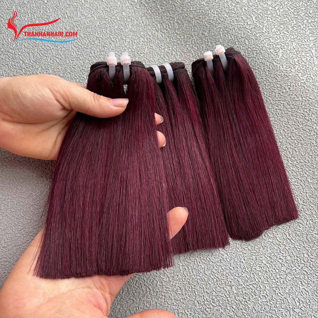 Best Selling!!! Super Double Drawn Remy Virgin Vietnamese Hair Bone Straight Hair Weave Bundles Human Hair Extension