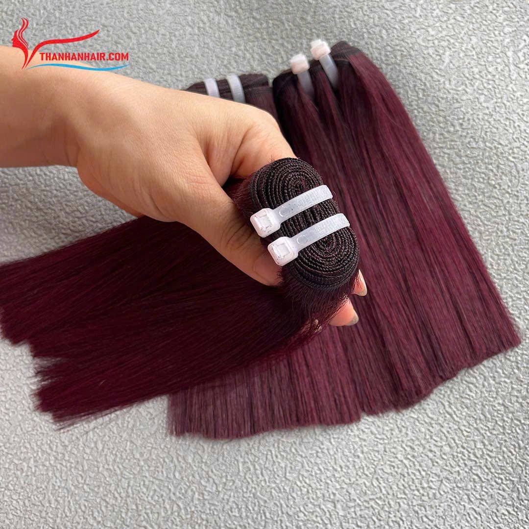 Best Selling!!! Super Double Drawn Remy Virgin Vietnamese Hair Bone Straight Hair Weave Bundles Human Hair Extension