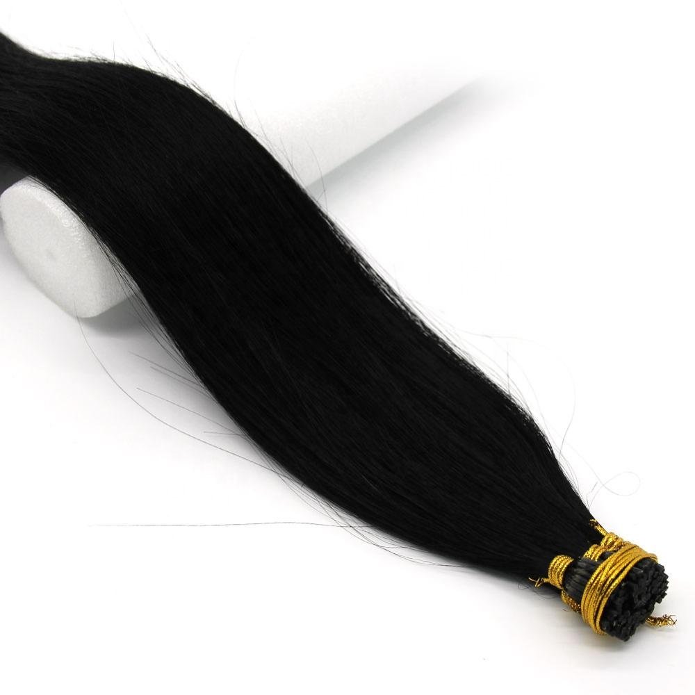 Pre Bonded Keratin Stick i Tip Hair Extension Natural Remy Human Hair 16-24" Straight 100s In Stock Dropship