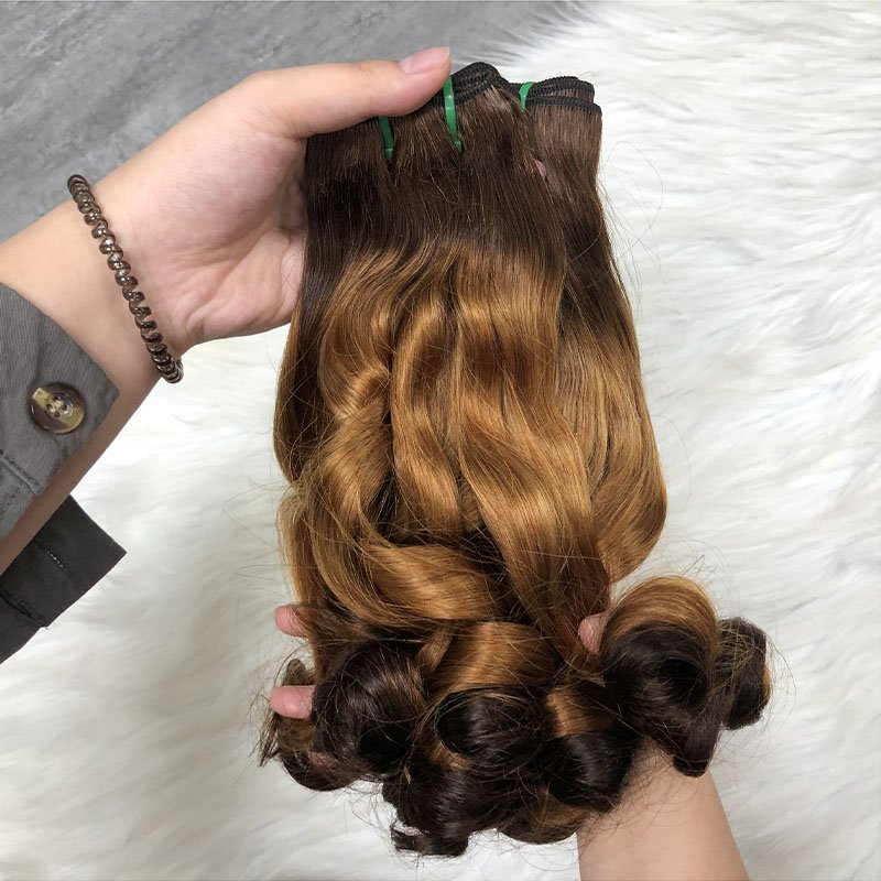 Wholesale Double Drawn Bouncy Wave Bundles Raw Virgin Hair 100% Human Hair Extensions Vendors Cuticle Algined Hai