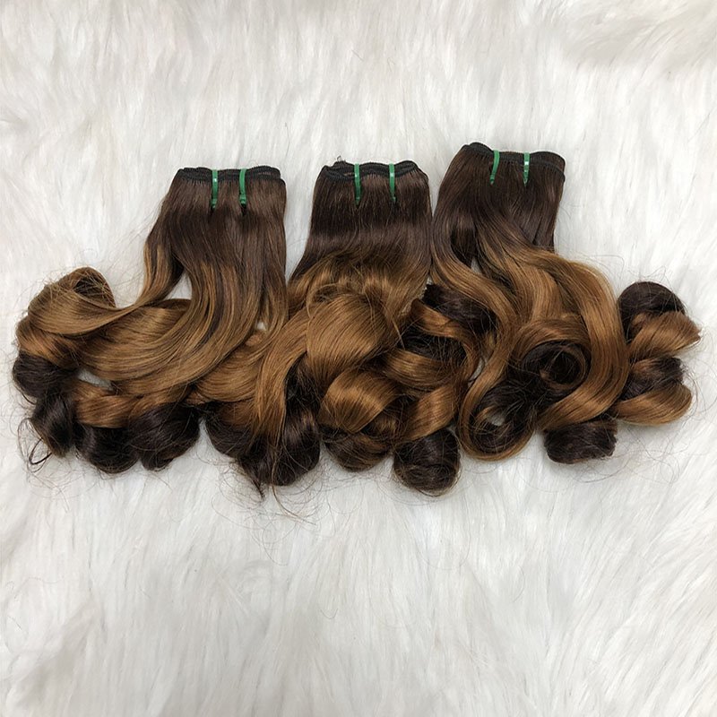 Wholesale Double Drawn Bouncy Wave Bundles Raw Virgin Hair 100% Human Hair Extensions Vendors Cuticle Algined Hai