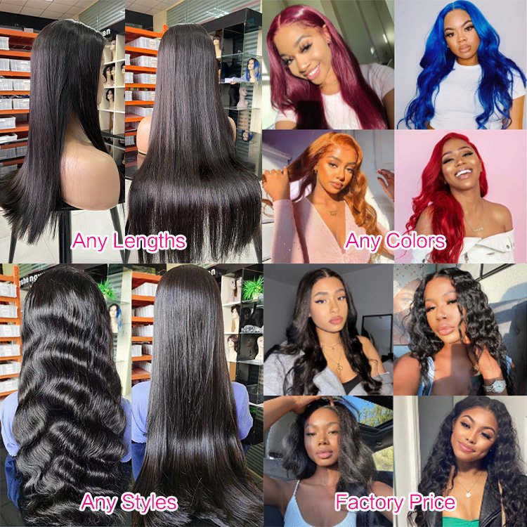 Raw Indian Hair Closure Lace Front Wig Vendors Glueless Curly Hair Wig Bundles Virgin Human Hair Extension Vendors