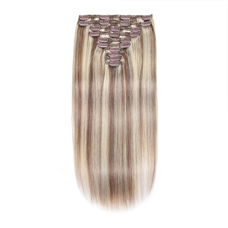 Factory Price High Quality Human Hair Extension Clip Top Grade Remy hair human hair clip in extension for white women