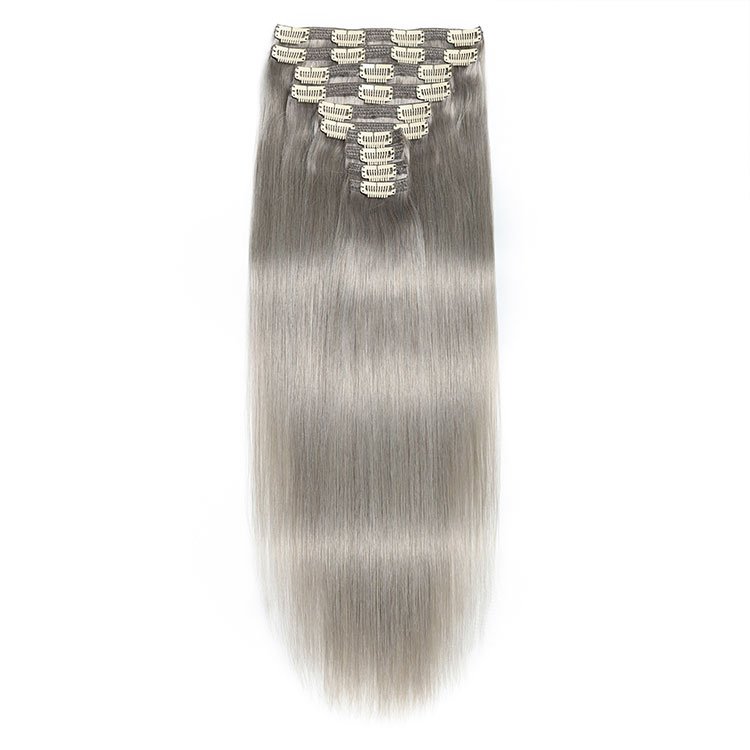 Factory Price High Quality Human Hair Extension Clip Top Grade Remy hair human hair clip in extension for white women