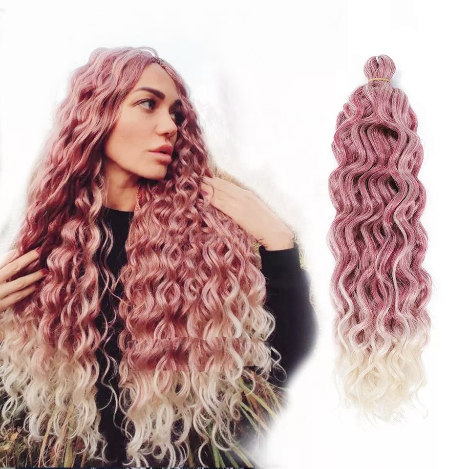 Hawaii Curly Hair Soft Crochet Hawaii Ocean Wave Braiding Hair