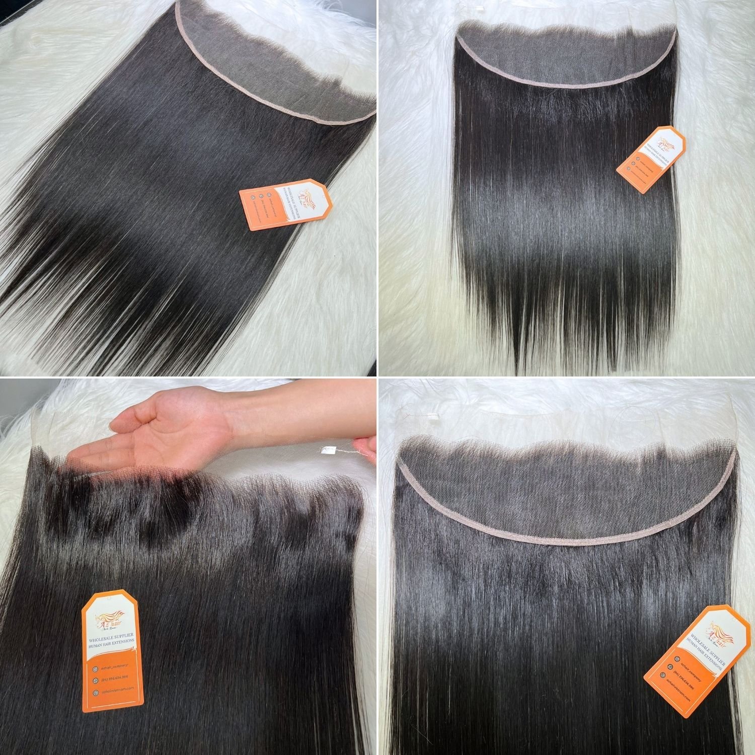 Top Wholesale HD Lace Closure And Frontal Human Hair Extensions, Top Quality Cuticle Aligned Virgin Remy Vietnamese Hair