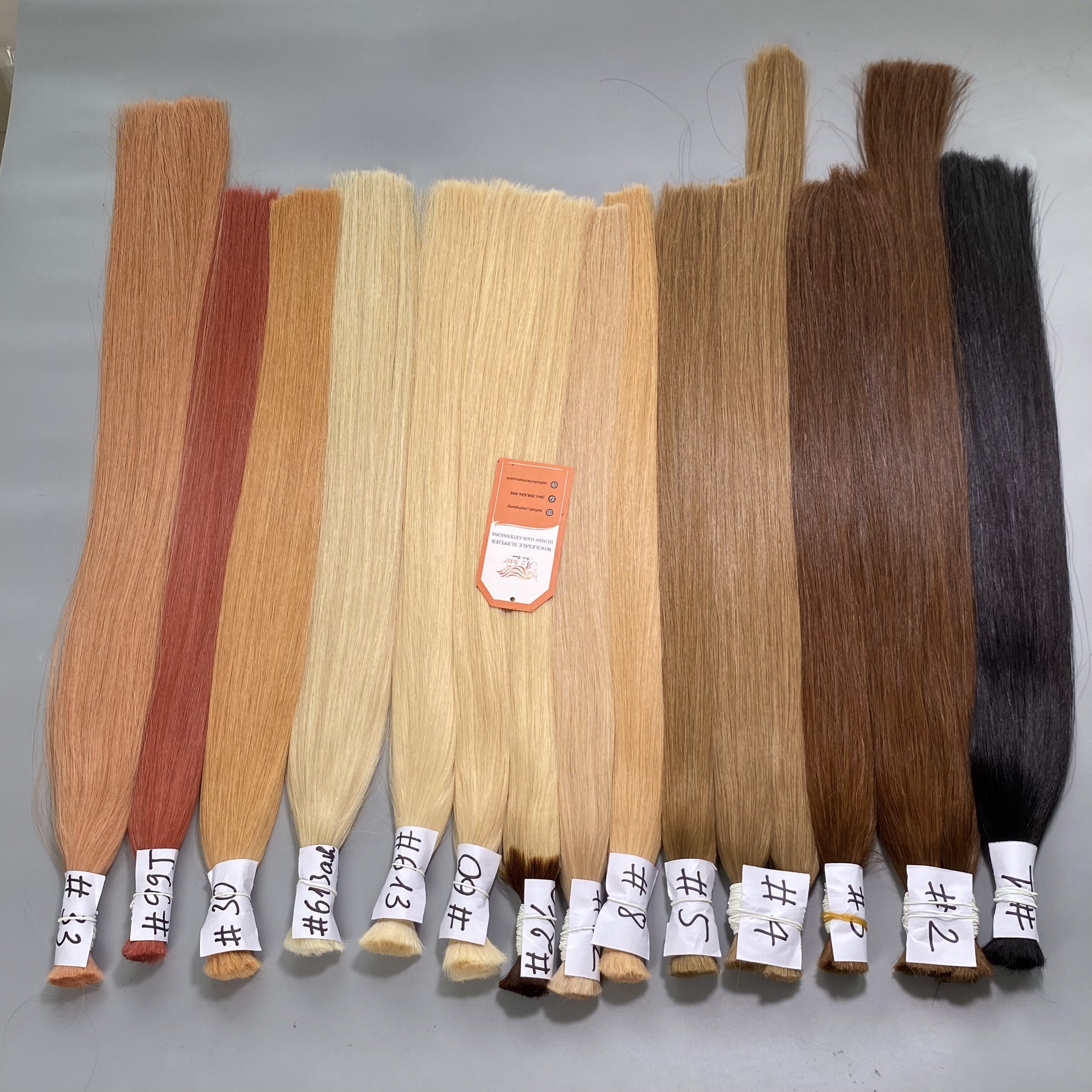Top Grade 100% Remy Hair Bulk Double Drawn Human Hair Extensions Customizable Orders By Our Vietnamese Factory