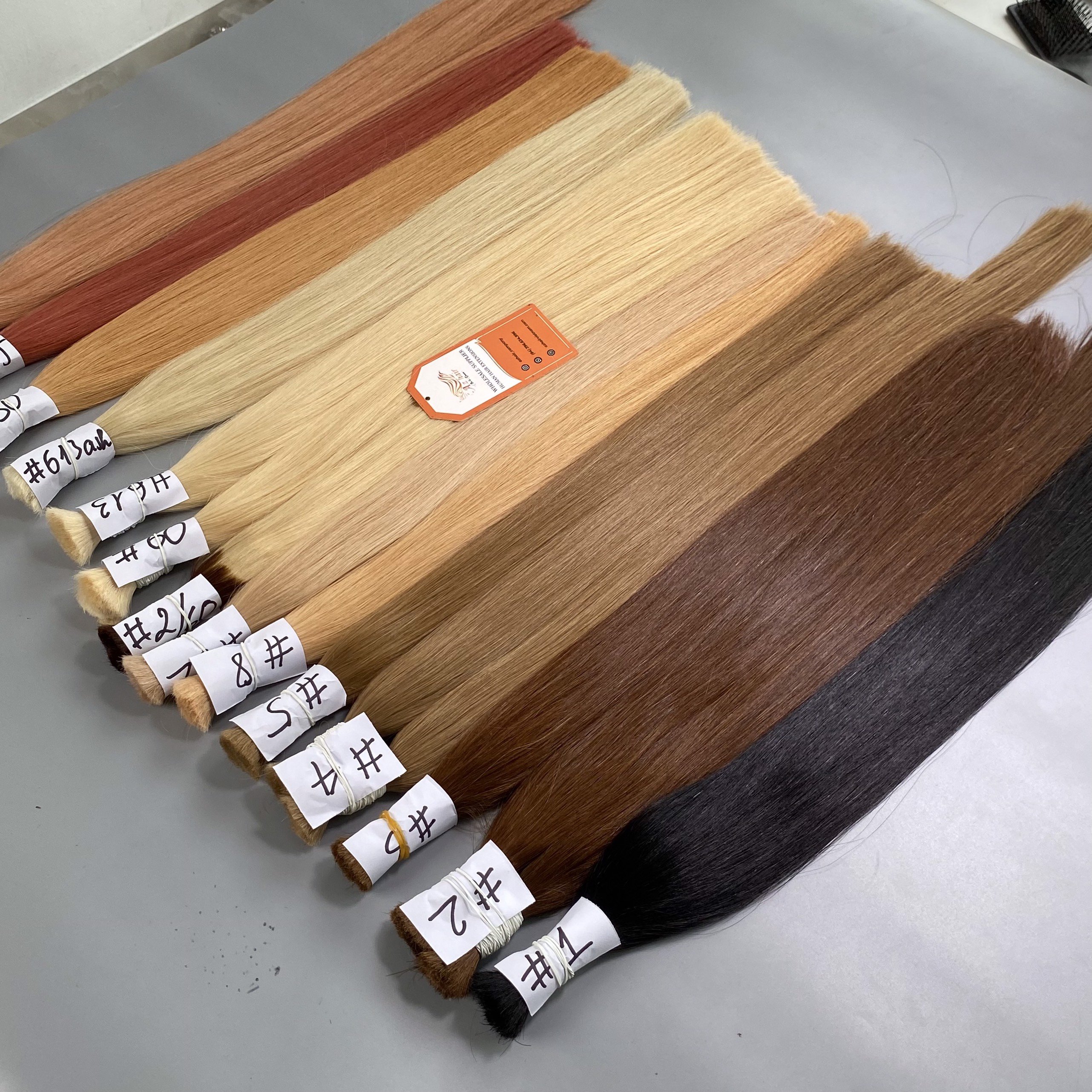 Top Grade 100% Remy Hair Bulk Double Drawn Human Hair Extensions Customizable Orders By Our Vietnamese Factory