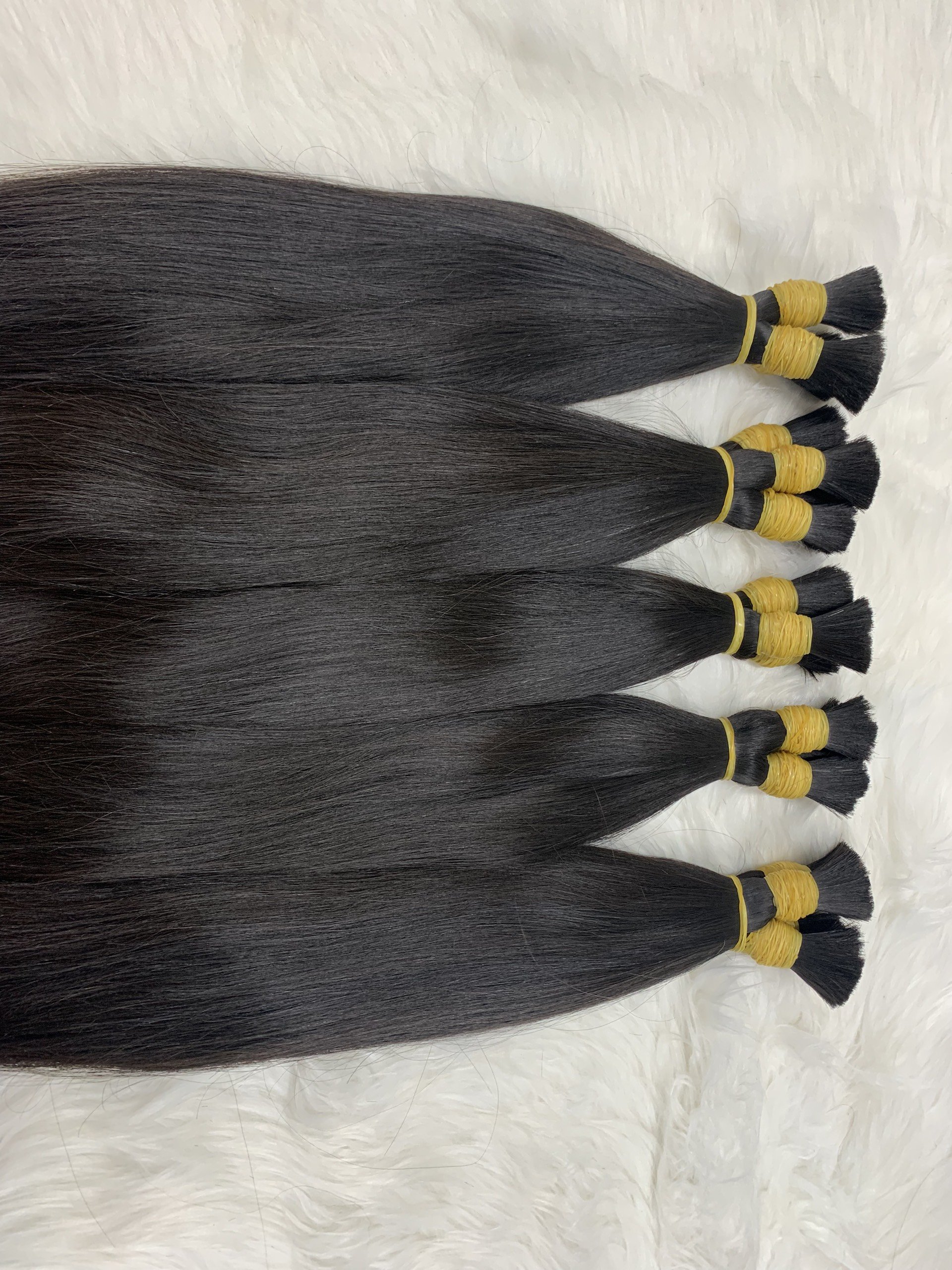 BEST SELLER Vietnamese Virgin Hair 1 donor for Bleaching Best Quality Natural Black Cuticle Aligned Tangle-free Double Drawn
