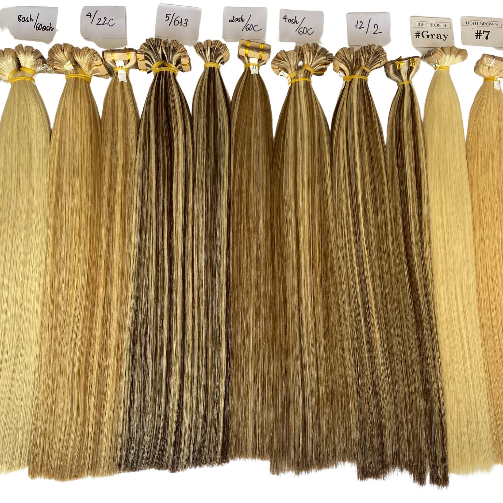 Full Size And Length 100 Grams Tape In Hair Extensions Best Selling Luxury Raw Vietnamese Hair Trending Color