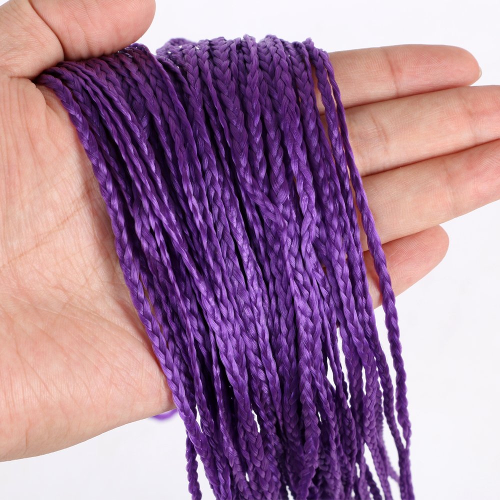 SHAROPUL Long Micro Pre-Looped Synthetic Zizi Braids Color Thin Small Box Braid Crochet Twisted Hair Synthetic Braiding Hair