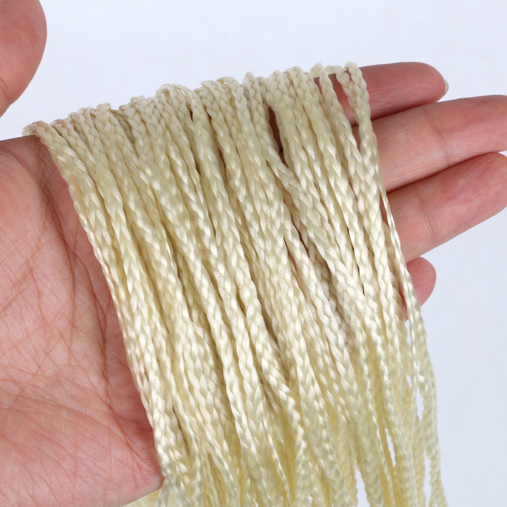 SHAROPUL Long Micro Pre-Looped Synthetic Zizi Braids Color Thin Small Box Braid Crochet Twisted Hair Synthetic Braiding Hair