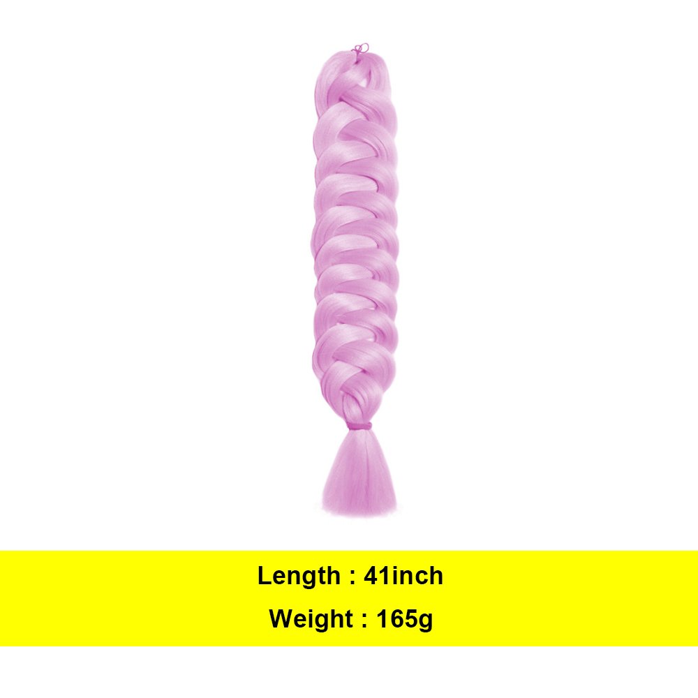 Wholesale 32 inch 165g Cheap Ombre Braiding Hair Synthetic Straight Crochet Box Colored Jumbo Hair Extension