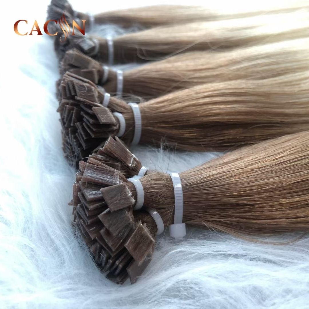 Supplier Double Drawn 100% Cuticle Virgin Aligned Keratin U Flat I Tip Human Hair Extensions