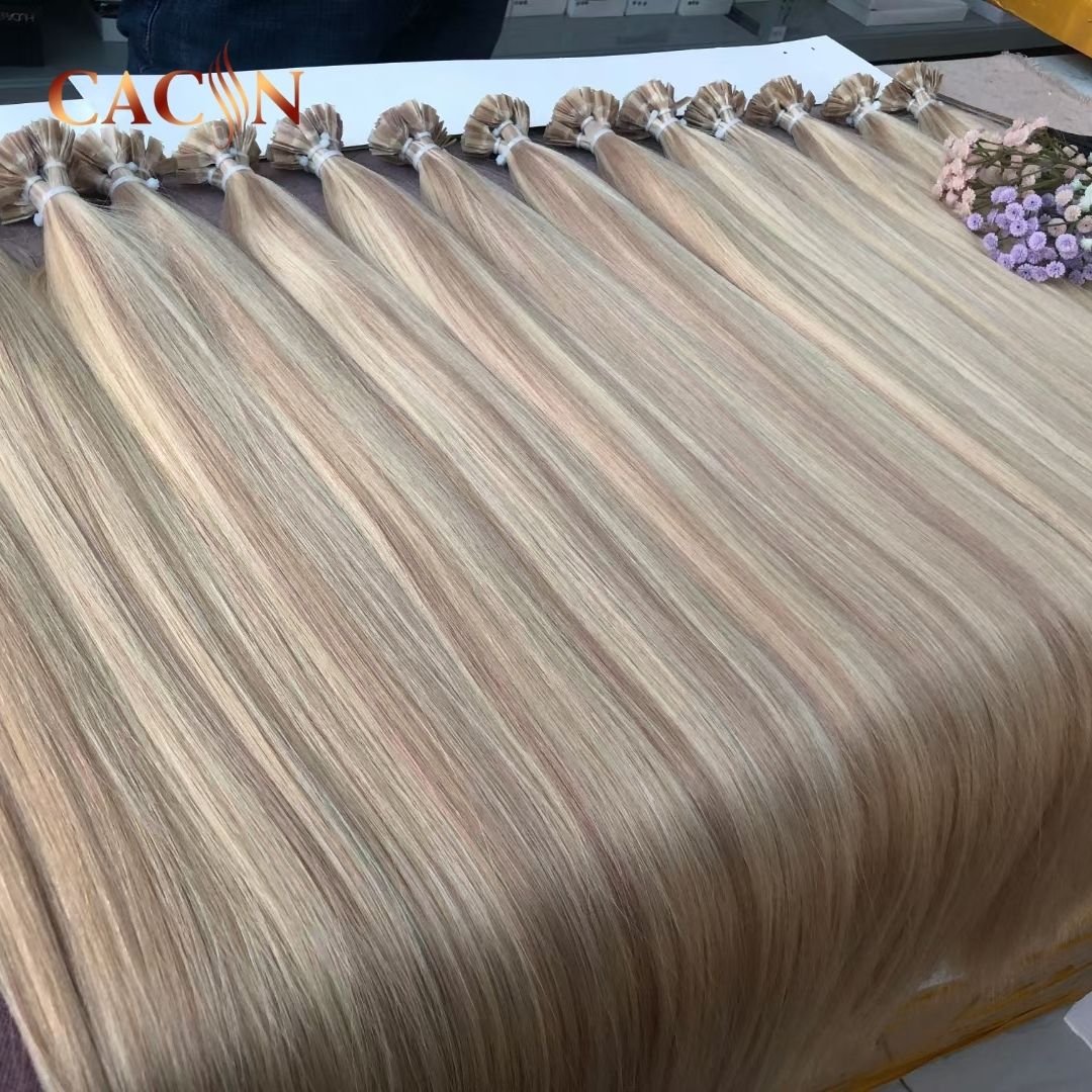 Supplier Double Drawn 100% Cuticle Virgin Aligned Keratin U Flat I Tip Human Hair Extensions