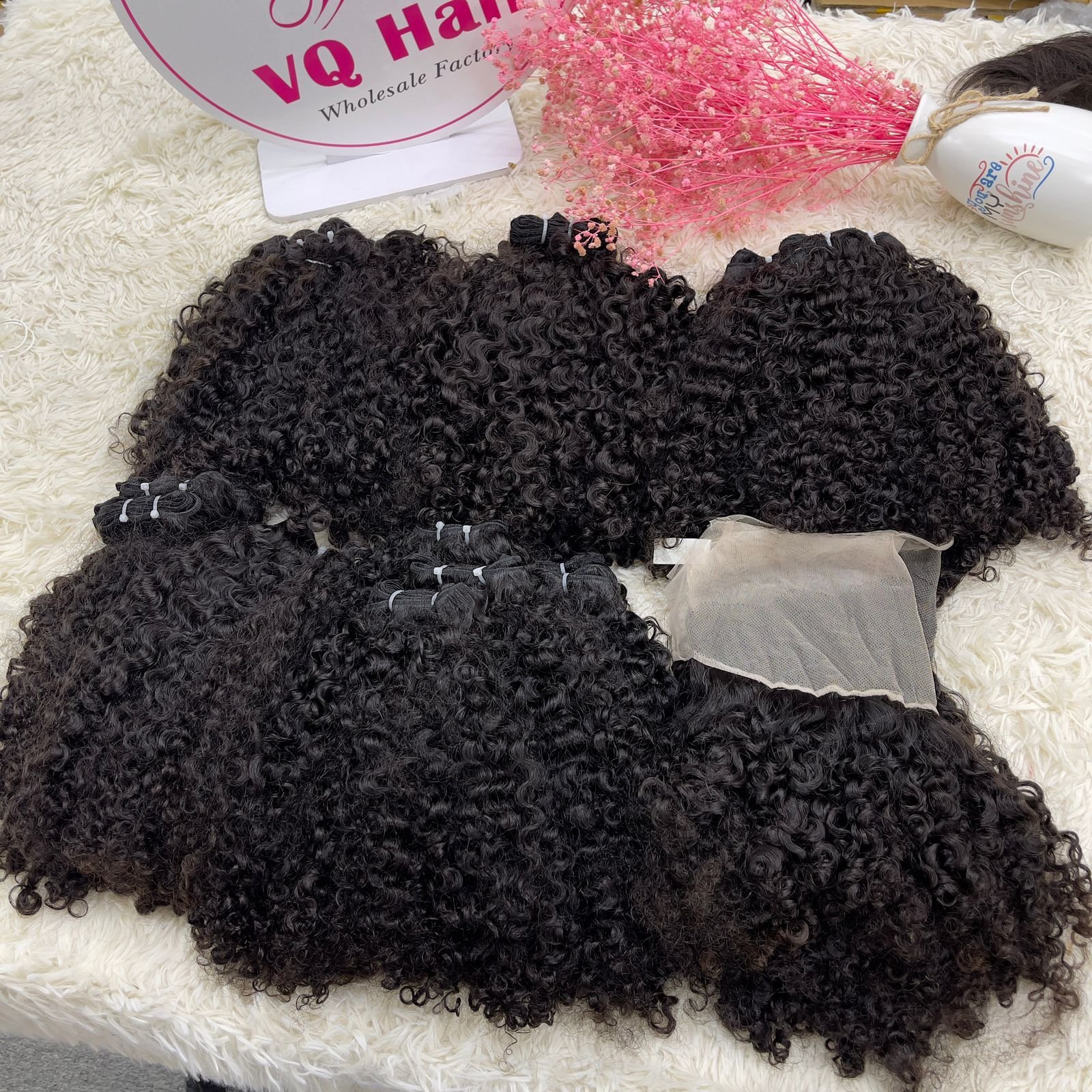 Burmese Raw Virgin Hair Lace Front Wig Human Hair Wholesale Virgin Raw Burmese Curly Hair from 100% raw human