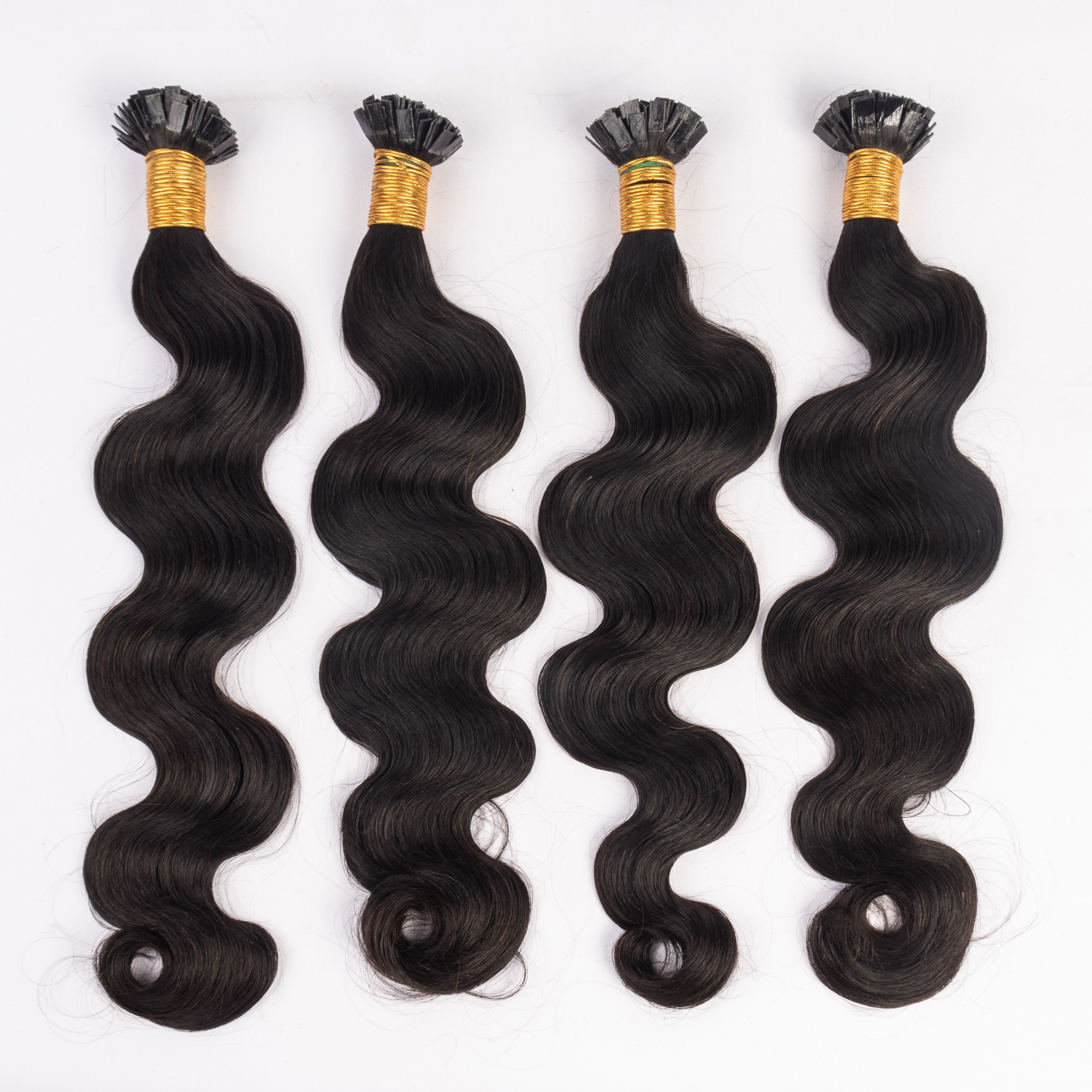 Wholesale Body Wave Flat Tip Human Hair Extensions Microlinks For Black Women Tips Hair