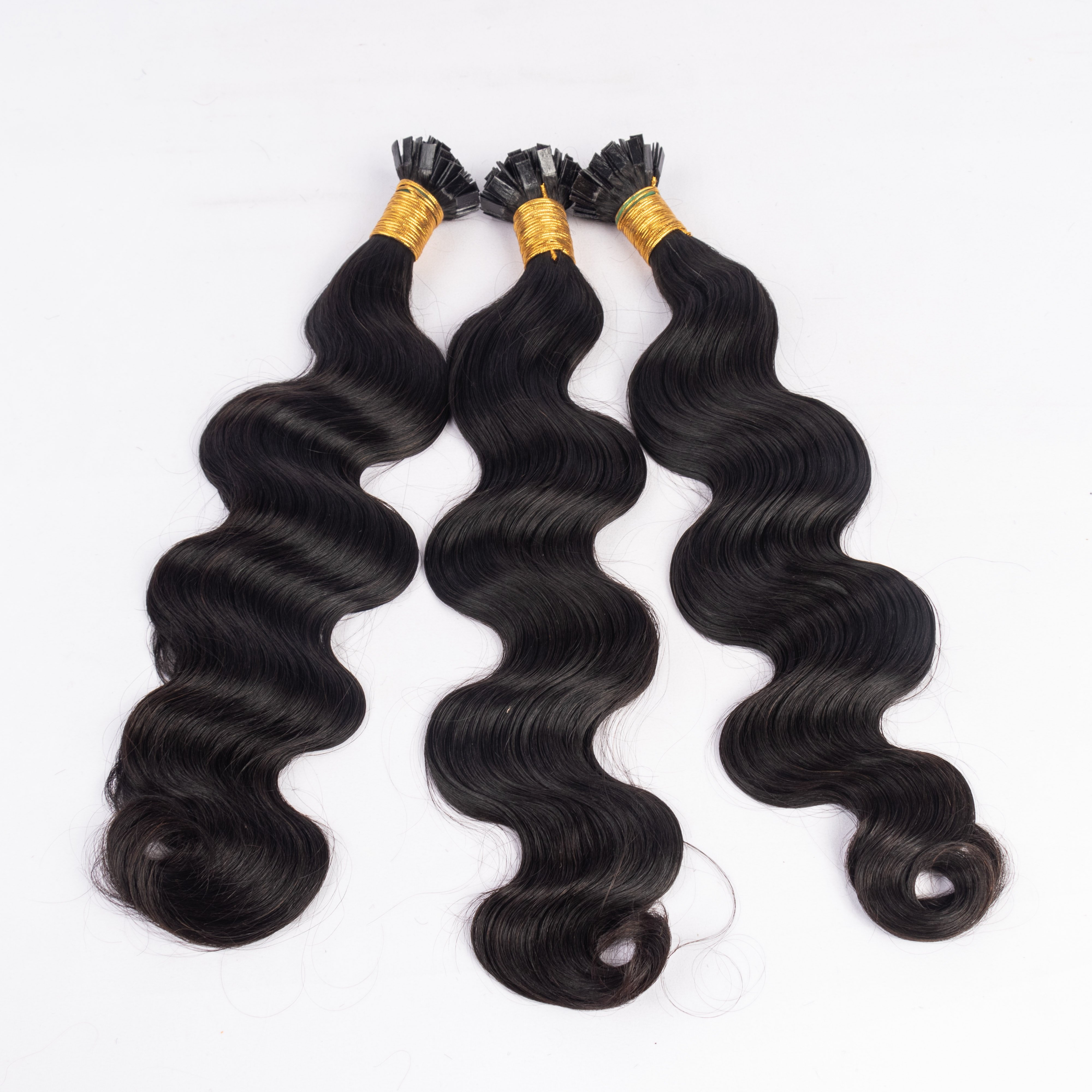 Wholesale Body Wave Flat Tip Human Hair Extensions Microlinks For Black Women Tips Hair