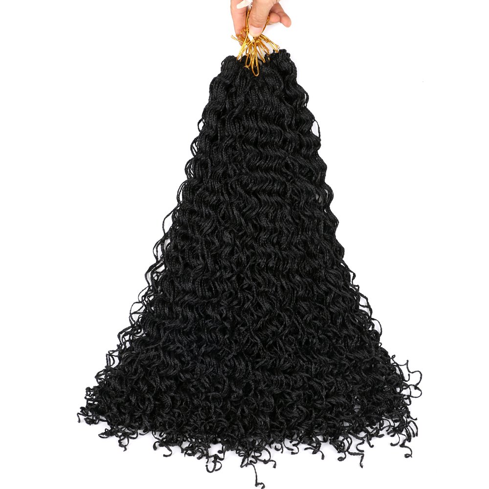 Micro Braids Hair Extensions Long Small Box Braids Crochet Hair Pink Pre-Looped Synthetic ZiZi Braids for Women