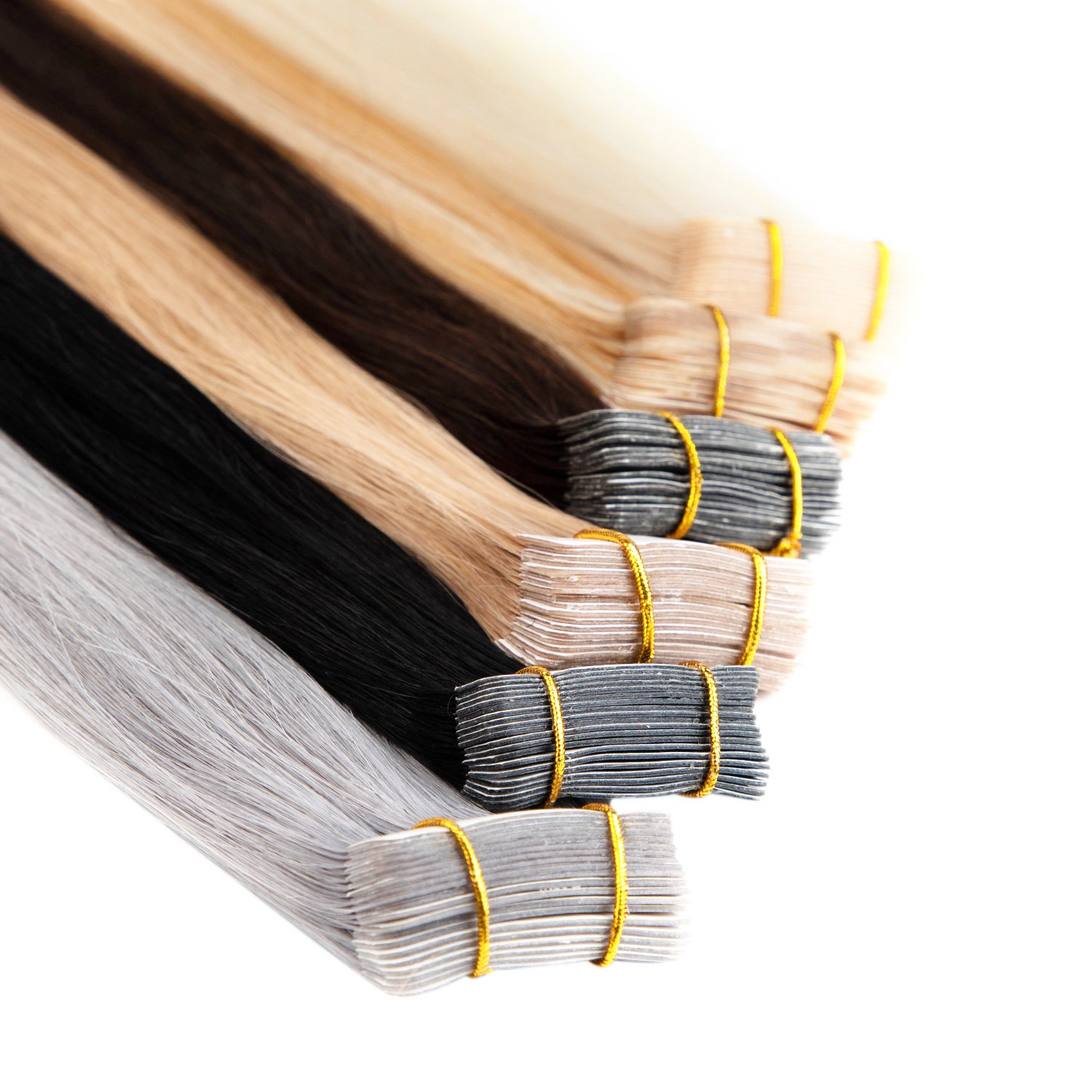 LeShine Tape Hair Russian Invisible Sample Remy Human Extension Tape in Human Hair Extensions Brazilian Hair