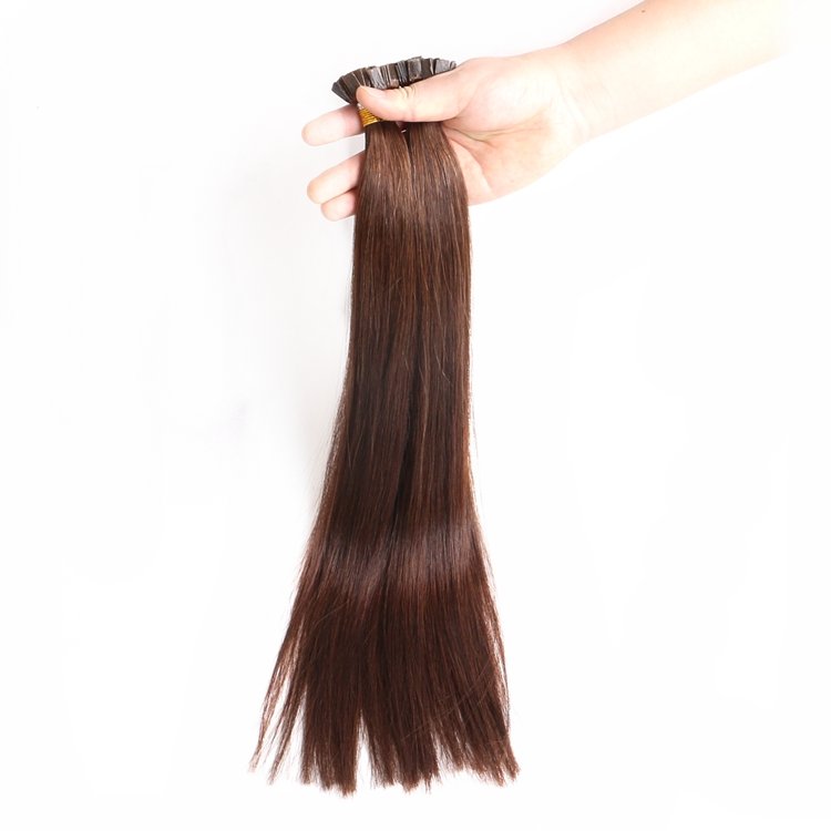 XUCHANG HARMONY 1 Bag 300pcs 20" 22" 1g/pc Italian Keratin Bond Glue Cuticle Intact Virgin Remy Flat tip Hair Extension