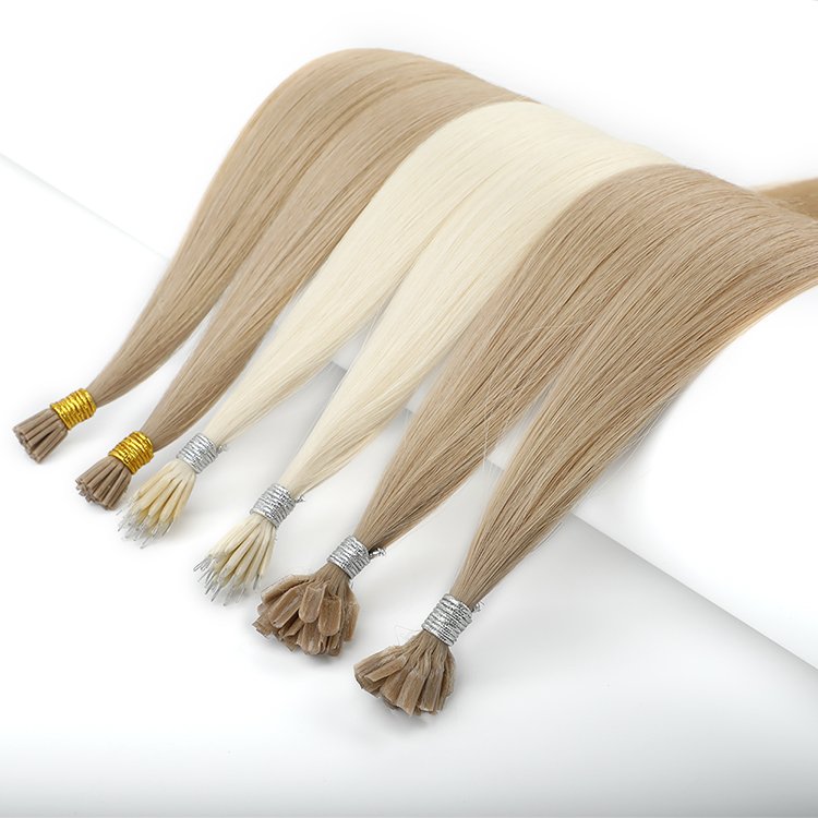 LeShine Hair Drop Shipping Blonde 20 Inch 0.8 Gram Strand Double Drawn Italian Glue u Tip Human Hair Extension