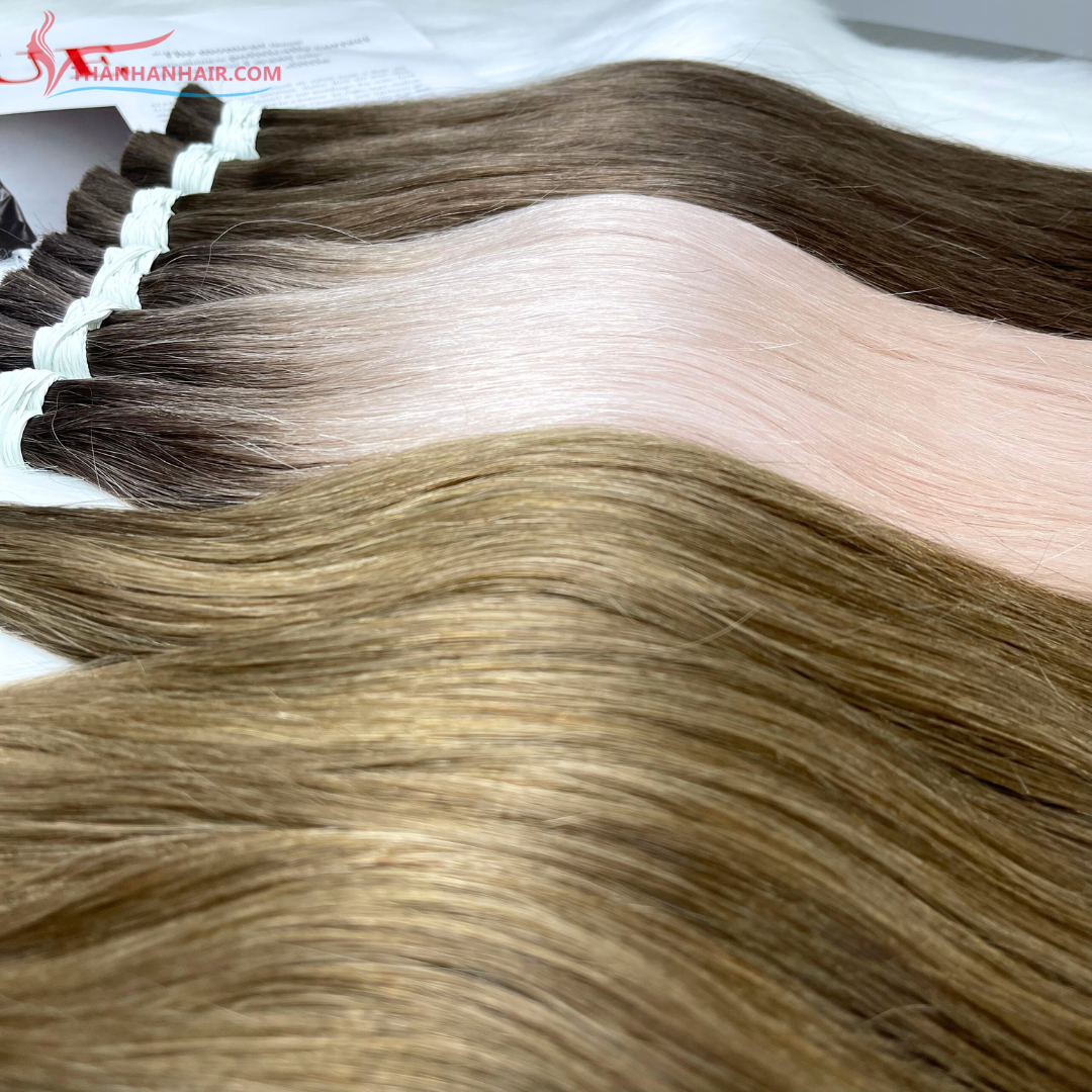 HOT COLOR!! Wholesale 100% Vietnamese Human Hair Top Grade Quality Bulk Remy Hair Cuticle Aligned Human Hair Extension