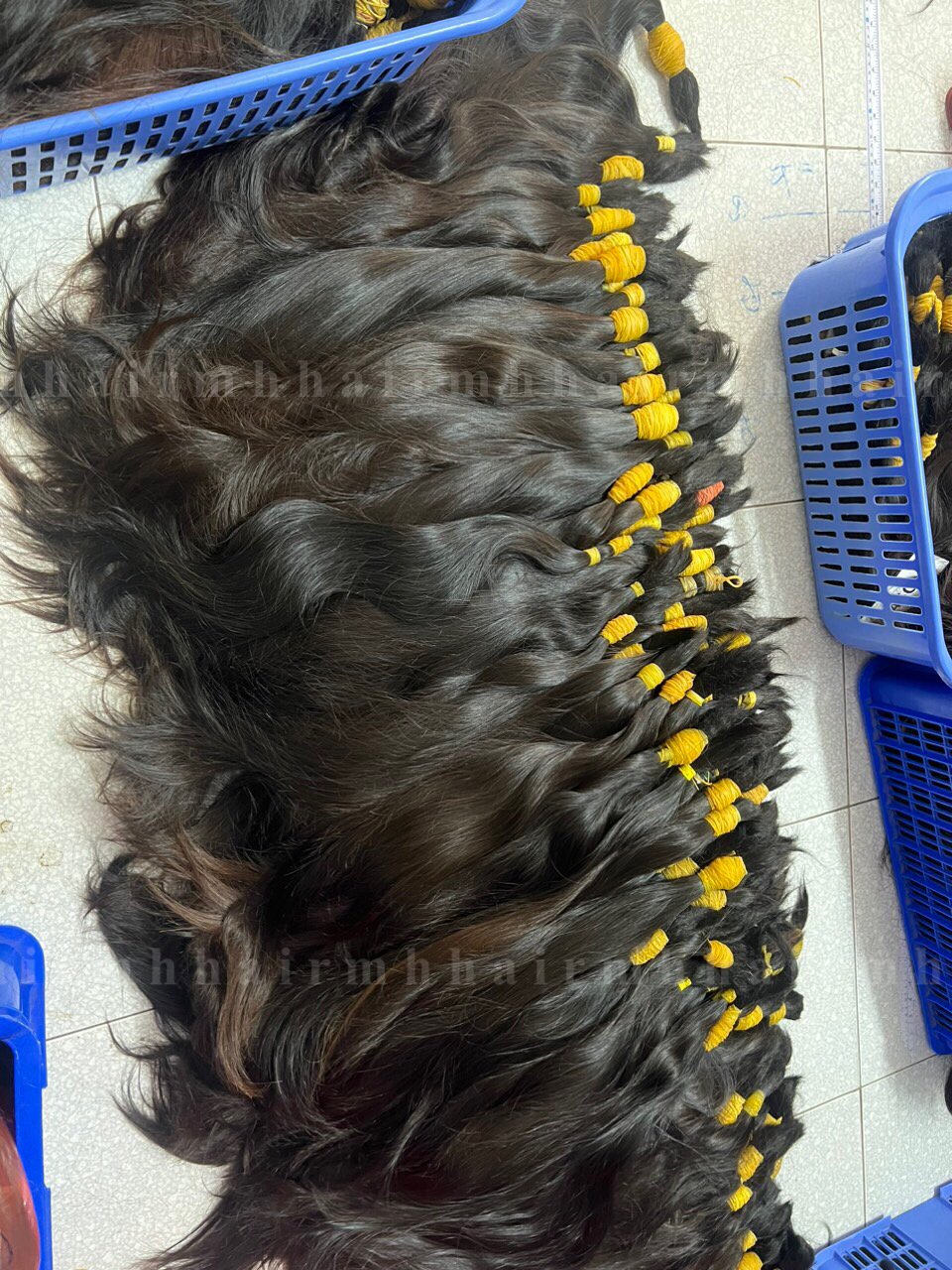 MH TRUST High Quality 100% Vietnamese Baby Thin Human Hair Extensions Natural Straight Natural wav Bulk Human Hair Weaving