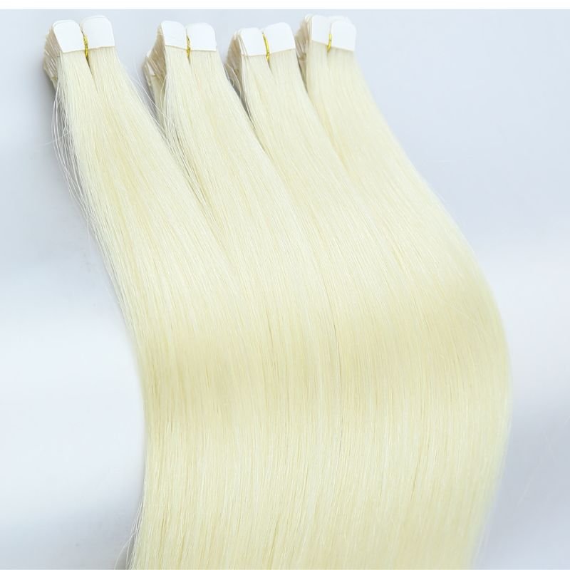 New Seamless Invisible Braided Hair Water Wave Micro Tape In Extensions Raw Vietnamese Hair Suitable For Wholesale
