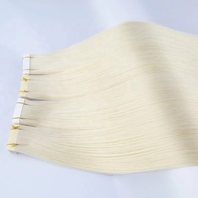 European Double Drawn Human Hair Tape Hair Extension, High Quality Natural Remy Tape In Hair Extension