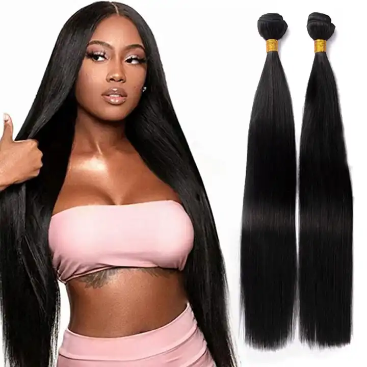 Wholesale Mink Virgin Brazilian Human Hair Weave Bundles, Bone Straight Human Hair Extension Cuticle Aligned Hair Bundles Vendor