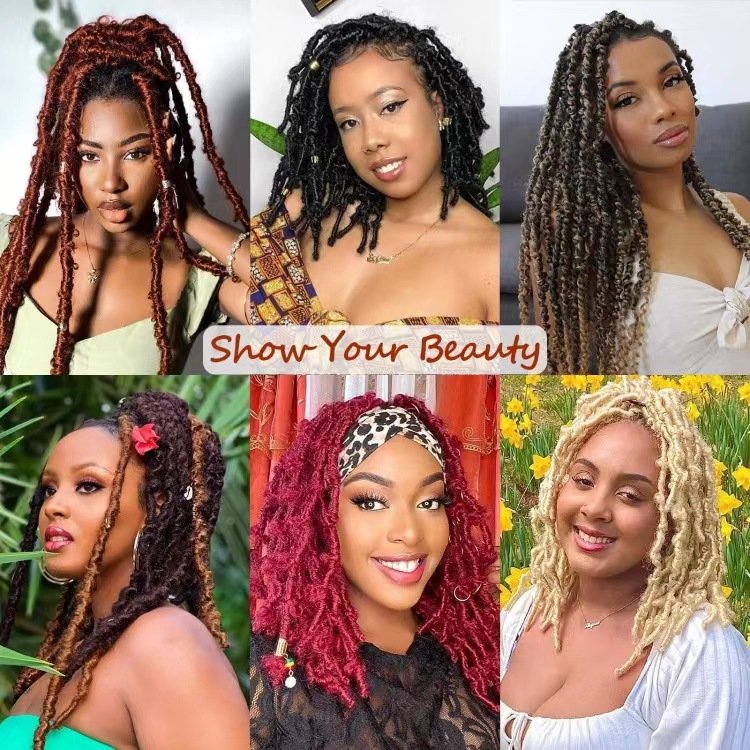Pre-Separated Springy Afro Twist Hair Pre-fluffed Natural Kinky Twist For Protective Styling Marley Crochet Braiding Hair